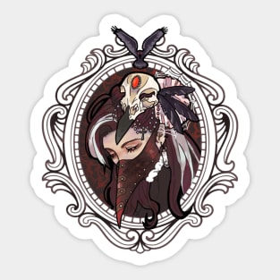 Madam Crow Sticker